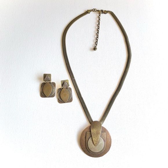 Baer SF Vintage Necklace and Earring Set - Picture 1 of 9